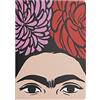 art & design 24 art&design24 Quaderno A5 I'm Frida con Viso Frida Kahlo, Dimensioni 15 x 21 cm, Quaderno Pagine 100 Fogli Puntinati, Fogli di Carta Ecologica, Made in Italy