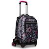 Seven S.p.a. Seven Trolley Scuola Sganciabile Jack 3 Ruote, Grigio, Zipper Glamy, Triplo Uso, Zaino con Carrello Sganciabile, Maxi Capienza, Zaini e Trolley, Scuola, Bambine e Ragazze