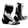 A-Pro Stivale Scarpa Calzatura Pelle Moto Race Racing Sport Pista Tecnico Bianco 44