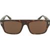 Tom Ford Occhiali da Sole DUNNING-02 FT 0907 DARK HAVANA/LIGHT BROWN 55/19/145 uomo