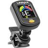 Linrax LT-3 Accordatore per Chitarra Ricaricabile, Tuner a Clip, Display a Colori, Accordatore Cromatico per Chitarra Basso Ukulele Violino Banjo Mandolino, Accordatore Digitale, Accessori Chitarra