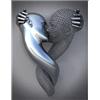 ZMURED Decorazione artistica da parete 3D con statuetta moderna su tela, grande decorazione da parete per bagno e camera da letto, coppia che si bacia