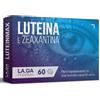 LA.GA Integratore Occhi con Luteina e Zeaxantina Alto Dosaggio. 60 Compresse con Mirtillo Rosso, Vitamine A, E, B12, Zinco. Antiossidanti Integratori Occhi Vista. Protegge da Stress Ossidativo e Maculopatia