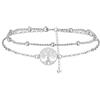 Hifeeled Bracciale Albero della Vita Donna Argento 925 Bracciale Antiallergici Regali per Donna Moglie Figlia - Regolabile |16cm+4cm|