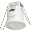 Oktaplex motion Oktaplex Ron rilevatore di movimento da incasso da interno piatto 360 gradi / 8m sensore infrarosso rilevatore di movimento da soffitto 3 fili 230V LED adatto