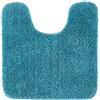 MIULEE Tappeto Bagno per WC a U 45x45cm Blu Lago - Tappetino Bagno Assorbente, Antiscivolo, Morbido Peluche | Tappeti per Bagno con Ritaglio per Toilette