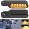 evermotor Mini Frecce LED Sequenziali per Moto, Omologato E24 12V 6 LED Indicatore, 2 Pezzi, Universale, Lega di Alluminio Pressofuso, IP67 Impermeabile