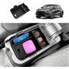 Coleya Vano Portaoggetti per Bracciolo Compatibile con Ford Puma 2020-2025/Ford Fiesta 2017-2024, Scatola Portaoggetti del Bracciolo Centrale, Organizer per Braccioli con Tappetino Antiscivolo (Nero)
