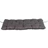 AMBIENTE HOME Ambientehome cuscino per panchina a 3 posti, grigio, 150 x 50 x 10 cm