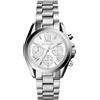 Michael Kors Cronografo Bradshaw con cinturino in acciaio inossidabile argento per donna MK6174