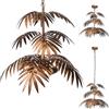 JCPYIUL Retro Tropical Coconut Leaf Chandelier LED Scandinavian Tree Branch Iron Ceiling Light Home Decoration Lamps and Lanterns Hotel Club Decoration Lamps and Lanterns