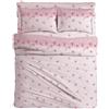 MAXIME MAISON - Completo Lenzuola Matrimoniali Cotone Stampate, Set Lenzuola Letto Matrimoniale con Federe, Lenzuolo in Cotone Anallergico, Biancheria da Letto Made in Italy (Alissa Cipria)