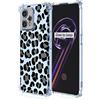 XINYEXIN Cover per Realme 9 4G / Realme 9 Pro+ (Plus 6.4), Custodia Floreale per Ragazza Donna Motivo Floreale Trasparente TPU Antiurto Custodia Protettiva Telefono - Leopard