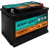 La Casa della Batteria Batteria Auto Expedit Moving Energy Tech Batteria 12v Batteria Auto 70Ah 760A Start&Stop AGM L3 VR760 DX 27.8x17.5x19 cm Senza Manutenzione Pronta all'Uso Made in Italy