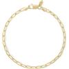 Amberta Bracciale Donna Paperclip in Argento Sterling 925 | Bracciale Argento 925 Uomo Donna 18 19 cm: Oro Donna 3 mm 19 cm