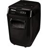 Fellowes 4653602 Distruggidocumenti Automatico AutoMax 200C, a Frammento, Nero