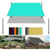 WGLF SUN Vele Ombreggianti Rettangolare 2.5 x 4 m Impermeabile Tenda a Ombreggiante con Occhielli Protezione Raggi UV HDPE Telo Ombreggiante per Cortile Tetto Patio, Blu Cielo