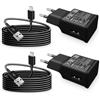 Sanronang Caricabatterie per Samsung, [2-Pack] Caricatore Alimentatore USB con 1,5m Cavo USB Tipo C Compatibile con Samsung Galaxy A15 A14 A13 A33 A34 A35 A55 A54 A53 A50 A41 A40 A71 A25 A23 S8 S9 S10 S20