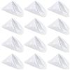 Kalopro Set di 12 tovaglioli di stoffa bianca, in raso, lavabili, riutilizzabili, per uso quotidiano, tavolo da pranzo, ristorante, matrimonio, Ringraziamento e Natale (50,8 x 50,8 cm, bianco)