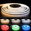PAUTIX Striscia LED COB RGB+WW/CW 5M,840 LEDs/m RGB+CCT 2700K-6500K Bianca Regolabile LED Strip Light,24V Strisce LED con Cambio di Colore per decorazioni DIY (Alimentatore Non Incluso)