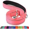 Joytale Guinzaglio per Cani,1.8m x 2.5cm,Doppia-faccia m,Catarifrangente Guinzaglio per Cane Imbottito con maniglia, Guinzaglio Addestramento per Cani di Taglia Media Grande,Rosa