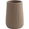 Gedy Marika Porta Spazzolini Bagno in Ceramica tortora matt, Portaspazzolini da bagno, Porta spazzolini da denti