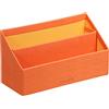 Rhodia 318944C porta corrispondenza Rhodiarama, 25x10x31 cm, cucitura a punto sella, similpelle mandarino