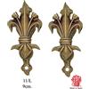 DENIX coppia Supporti pistola/fucile gigli oro