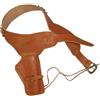 DENIX CINTURONE WESTERN PER 1 PISTOLA IN CUOIO MARRONE CHIARO