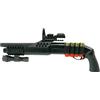 ROYAL Fucile Softair a pompa corto con red dot e torcia