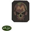 MIL-TEC Patch 3D Skull PVC Woodland con velcro Mil-tec