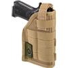 DEFCON 5 Fondina Coyote Tan Universale Ambidestra Per Pistola Outac
