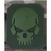 EMERSON Patch in PVC Pirate Skull - 6.2 x 7.6 cm - Verde - Emerson (EM5550)