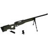 WELL Carabina a molla lungo raggio da softair Fireball 1000 L96, verde, con bipiede - Well