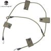 EMERSON Set Cavi Elestici per elmetto multifunzione Foliage Green