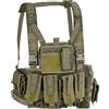 DEFCON 5 Gilet Tattico MOLLE Recon Chest Rig - Olive Drab Verde - DEFCON 5 (D5-RC901 OD)
