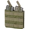 DEFCON 5 Tasca porta caricatore Doppia ad estrazione Rapida per M4 e AK - Olive Drab Verde - DEFCON 5 (D5-M4AKDO OD)