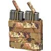 DEFCON 5 Tasca porta caricatore Doppia ad estrazione Rapida per M4 e AK - Vegetato Italiano - DEFCON 5 (D5-M4AKDO VI)