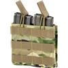 DEFCON 5 Tasca porta caricatore Doppia ad estrazione Rapida per M4 e AK - Multicam - DEFCON 5 (D5-M4AKDO MC)