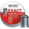 JSB Piombini EXACT Monster Diabolo - 0,870 gr - 400pz - 4,5mm (.177) - JSB Match Diabolo (250-072)