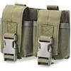 DEFCON 5 Tasca Doppia porta granata - Olive Drab Verde - DEFCON 5 (D5-GP02 OD)