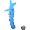 RETRO ARMS Grilletto per softair CNC per AR15 M4 Tipo F colore blu Gearbox V2 - marca Retro Arms