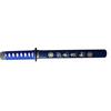 MINI KATANA BLU CON STAMPA IN CINESE E INGLESE