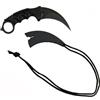 Coltello Karambit Nero con Fodero