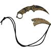 Coltello Karambit Mimetico con Fodero