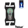 WOSPORT Luce di Segnalazione Blu aggancio su Cinture 2,5cm Nero WoSport