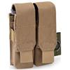 OUTAC Tasca Doppia porta caricatore per pistola -Tan - Outac (OT-PM02/3 CT)