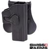 SWISS ARMS Fondina Rigida in polimero x G19 Glock - Nera - Swiss Arms (603669)