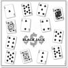 Bersaglio Gioco per Arco Black Jack 63x63 cm Krueger