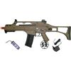 JING GONG Mitra elettrico softair G 36C ultima gen. colore tan, con batteria e caricabatt.